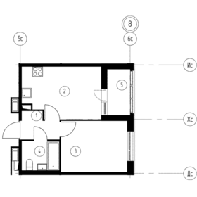 40,4 м², 1-комнатная квартира 3 999 000 ₽ - изображение 88