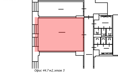 44,7 м², офис - изображение 4