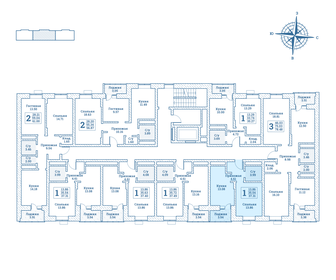 37,4 м², 1-комнатная квартира 4 264 740 ₽ - изображение 19