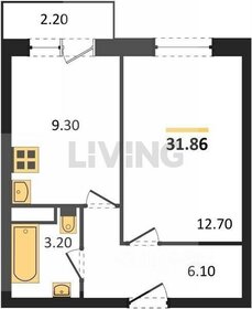 23,3 м², квартира-студия 3 100 000 ₽ - изображение 40