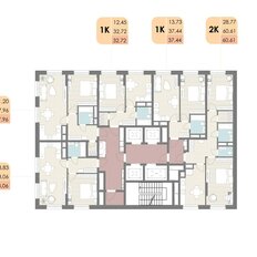 Квартира 32,7 м², 1-комнатная - изображение 3