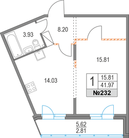 36 м², 2-комнатная квартира 4 950 000 ₽ - изображение 102