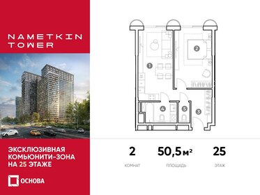 50 м², 2-комнатные апартаменты 17 975 000 ₽ - изображение 32