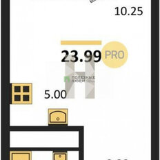 Квартира 24 м², студия - изображение 2