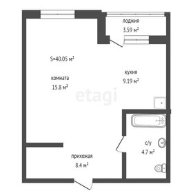 Квартира 40,1 м², студия - изображение 2