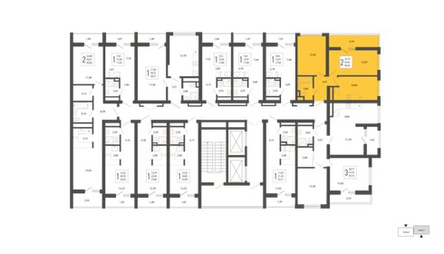 45 м², 2-комнатная квартира 19 000 000 ₽ - изображение 43