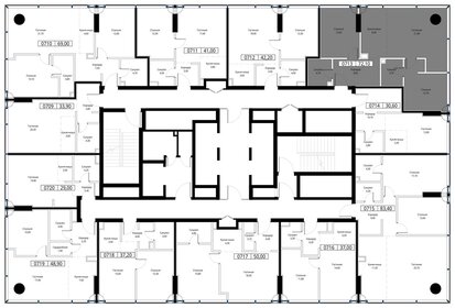 Квартира 72,1 м², 2-комнатная - изображение 3