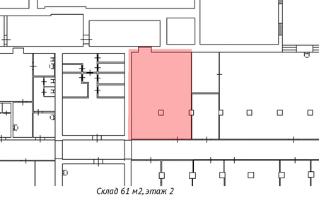 61 м², склад - изображение 3