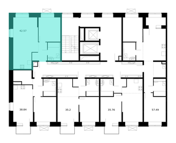 44,8 м², 1-комнатная квартира 5 763 800 ₽ - изображение 7