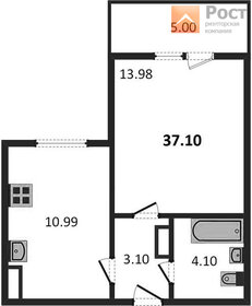 37 м², 1-комнатная квартира 2 645 000 ₽ - изображение 10
