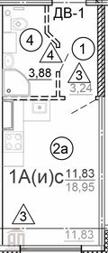 Квартира 19 м², 1-комнатная - изображение 1