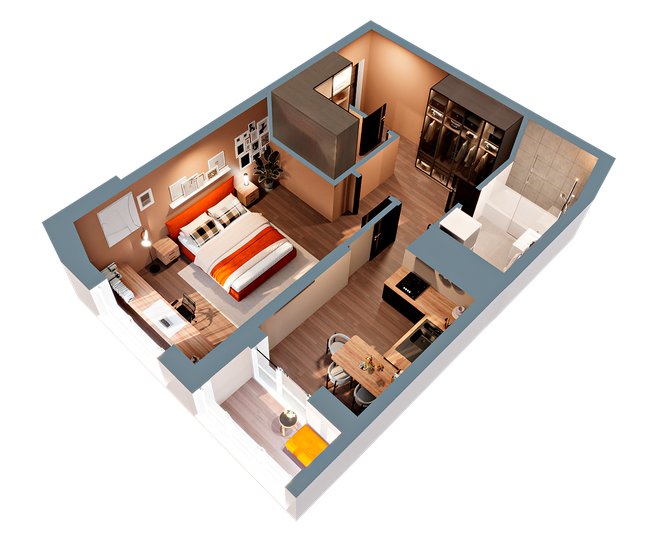 72,5 м², 4-комнатная квартира 3 870 000 ₽ - изображение 62