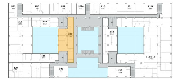 163 м², офис 251 000 ₽ в месяц - изображение 76