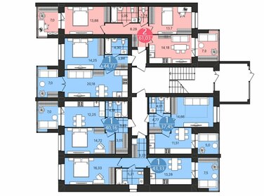 43 м², 2-комнатная квартира 2 980 000 ₽ - изображение 90