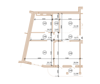 Квартира 108,9 м², 2-комнатная - изображение 1