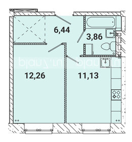 Квартира 34,9 м², 1-комнатная - изображение 1