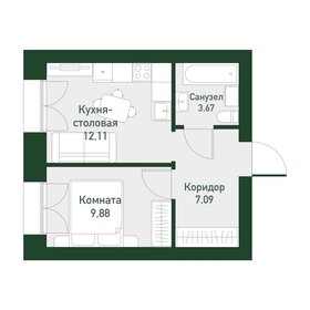 31 м², 2-комнатная квартира 4 600 000 ₽ - изображение 12