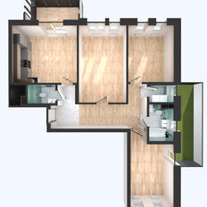 Квартира 101,7 м², 3-комнатная - изображение 5