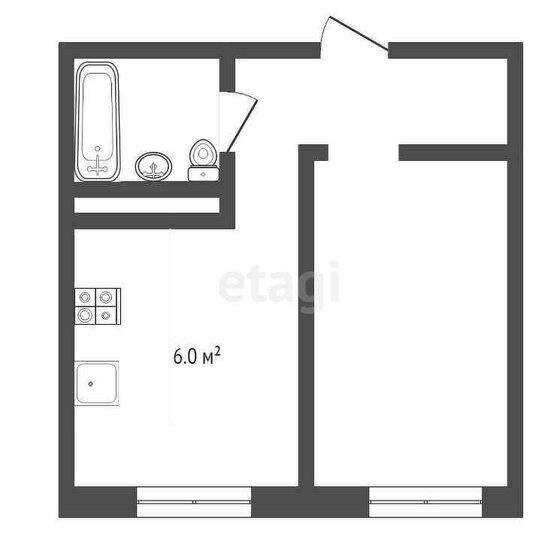 36 м², 1-комнатная квартира 10 500 000 ₽ - изображение 1