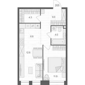 31,4 м², 1-комнатная квартира 8 700 000 ₽ - изображение 113