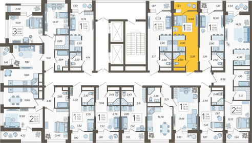 23,5 м², квартира-студия 9 200 000 ₽ - изображение 121