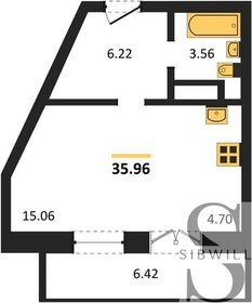 37,3 м², квартира-студия 8 543 000 ₽ - изображение 34