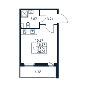 30 м², квартира-студия 3 650 000 ₽ - изображение 58