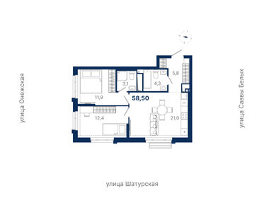 63,2 м², 3-комнатная квартира 7 790 000 ₽ - изображение 89