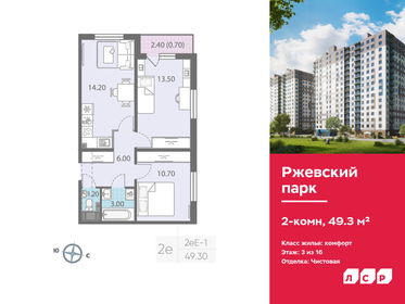 50 м², 2-комнатная квартира 7 640 000 ₽ - изображение 32