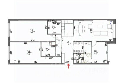 Квартира 152 м², 4-комнатная - изображение 1