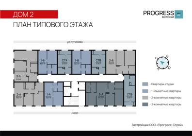 49,4 м², 2-комнатная квартира 7 404 000 ₽ - изображение 18