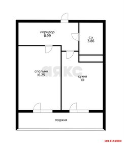 Квартира 45 м², 1-комнатная - изображение 1