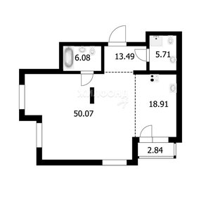 Квартира 97 м², студия - изображение 1