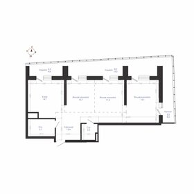 Квартира 86,8 м², 3-комнатная - изображение 1