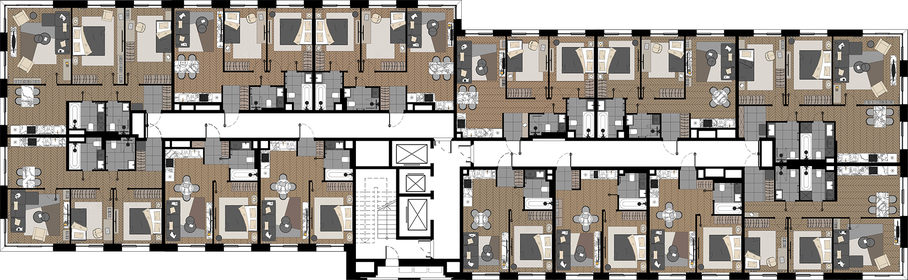 44 м², 1-комнатная квартира 3 650 340 ₽ - изображение 45