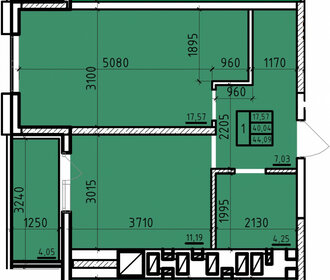 44,1 м², 1-комнатная квартира 4 409 000 ₽ - изображение 16