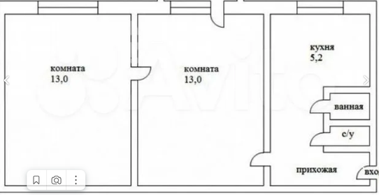 Квартира 44,7 м², 2-комнатная - изображение 5