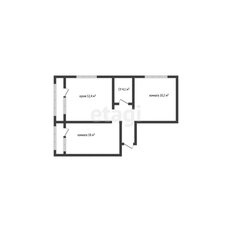 Квартира 56,8 м², 2-комнатная - изображение 1