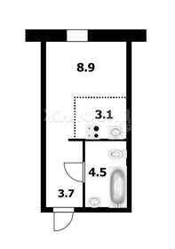 Квартира 20 м², студия - изображение 1