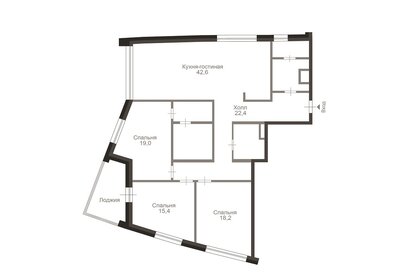 Квартира 140 м², 4-комнатная - изображение 2