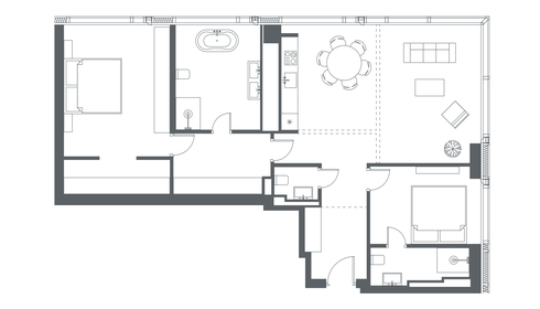 191,6 м², 3-комнатные апартаменты 138 245 520 ₽ - изображение 106