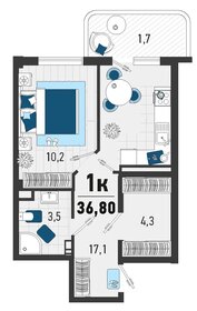 36,8 м², 1-комнатная квартира 10 850 000 ₽ - изображение 45