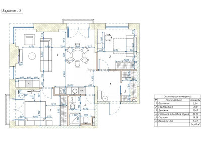 Квартира 82 м², 3-комнатная - изображение 1