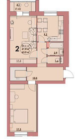 63 м², 2-комнатная квартира 5 200 000 ₽ - изображение 15