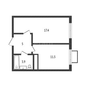 Квартира 37,8 м², 1-комнатная - изображение 1