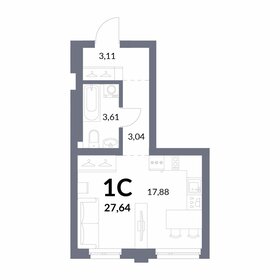 23,2 м², квартира-студия 5 300 000 ₽ - изображение 14