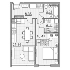 46 м², 1-комнатная квартира 9 150 000 ₽ - изображение 61