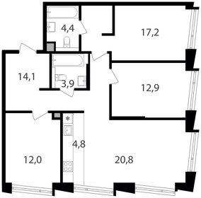 101 м², 4-комнатная квартира 28 000 000 ₽ - изображение 111