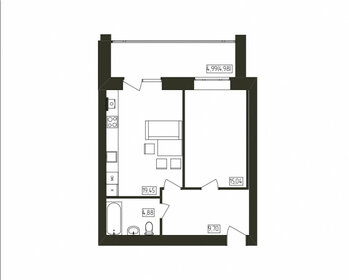 49,9 м², 2-комнатная квартира 4 700 000 ₽ - изображение 89
