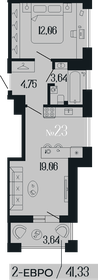 46,8 м², 1-комнатная квартира 14 783 227 ₽ - изображение 26